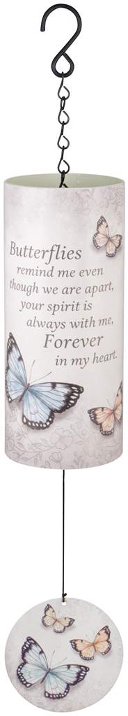 Butterfly Memorial Cylinder Chime