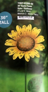 Sunflower Stake 36″